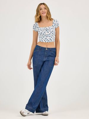 Women's Legendary High Rise Drapey Trouser Jean