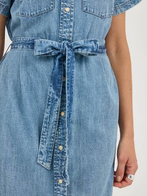 Women's Legendary Western Belted Dress in Mountain Range alternative view 4