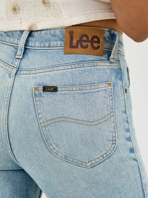 Women's High Rise Daisy Print Flare Jean in Miss Her alternative view 6