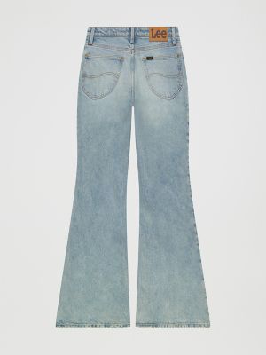 Women's High Rise Daisy Print Flare Jean in Miss Her alternative view 9