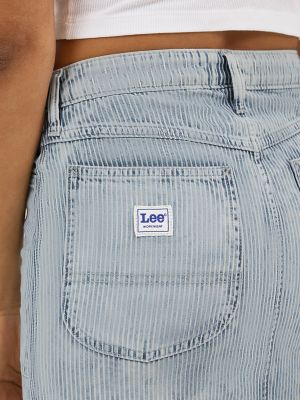 Women's Mid Thigh Mini Skirt in Checking In alternative view 4