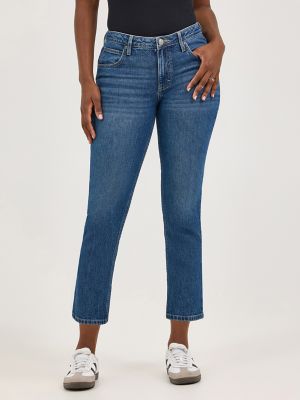Women's Legendary Straight Crop in Indigo Quilt alternative view