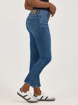 Women's Legendary Straight Crop in Indigo Quilt alternative view 3