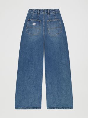 Women's Pleated Wide Leg Jean