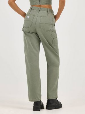 Women's Utility Carpenter Pant in Mercantile Green alternative view 2