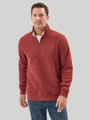 Men s Thermal Sherpa Lined 1 4 Zip Pullover