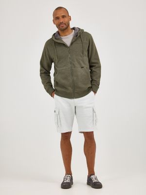 Men's Water Resistant Hooded Sherpa Jacket