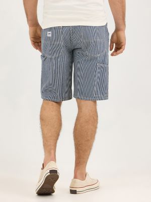 Men's Legendary Workwear Carpenter Short in Railroad Stripe alternative view 2