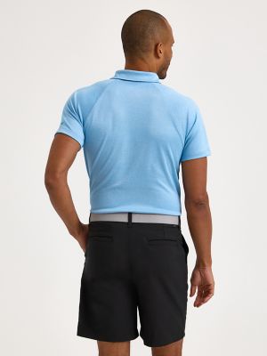 Men's Golf Series Solid Polo Shirt in Stream alternative view 2