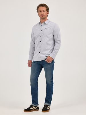Men's Lee® X All Purpose Shirt in Static Grey alternative view