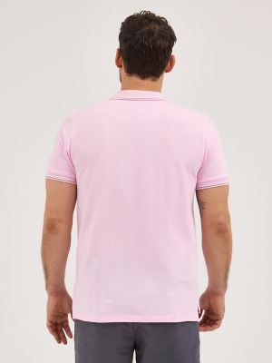 Men's Legendary Polo Shirt in Katy Pink alternative view