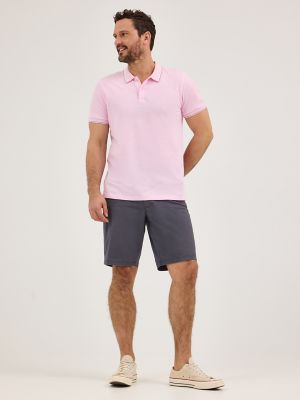 Men's Legendary Polo Shirt in Katy Pink alternative view 3