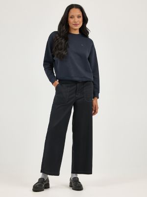 Women's Ultra Lux Comfort Wide Leg Utility Crop Pant