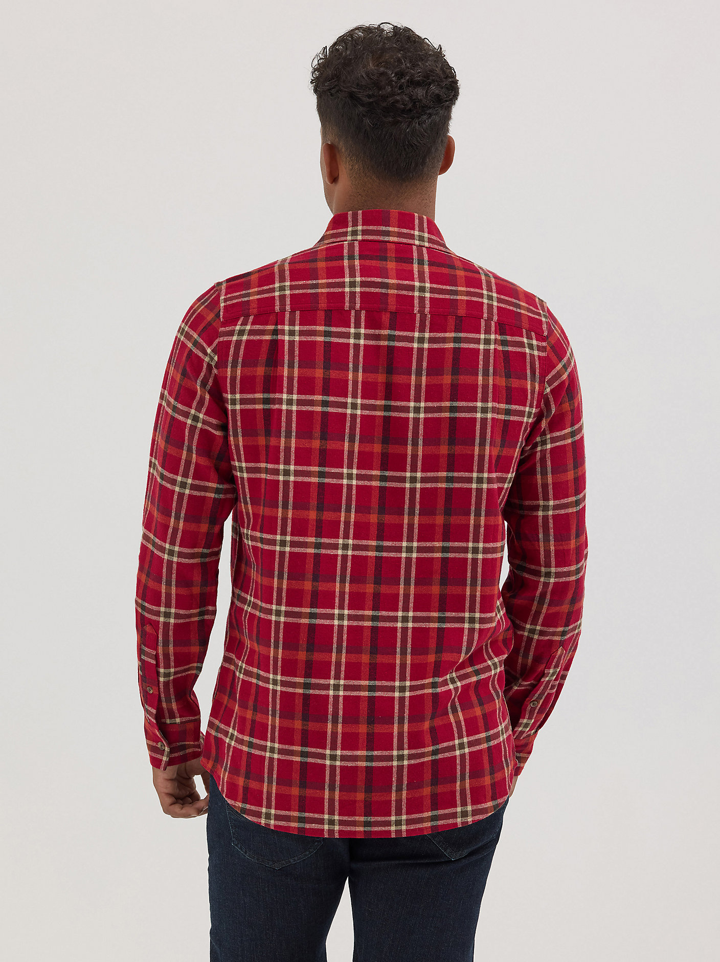 Men's Flannel One-Pocket Plaid Shirt Men's Flannel One-Pocket Plaid Shirt