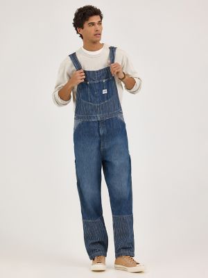 Men's Patchwork Slouch Bib Overall in Fuller Springs alternative view 3