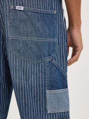 Men's Patchwork Slouch Bib Overall in Fuller Springs alternative view 6