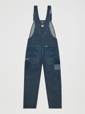 Men's Patchwork Slouch Bib Overall in Fuller Springs alternative view 8