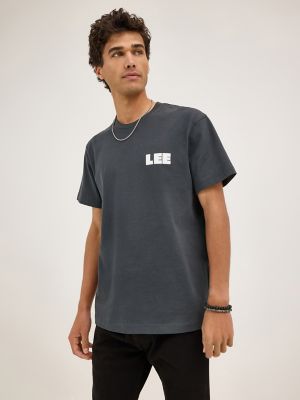Men's Workwear Soul Logo Tee in Washed Black alternative view 2