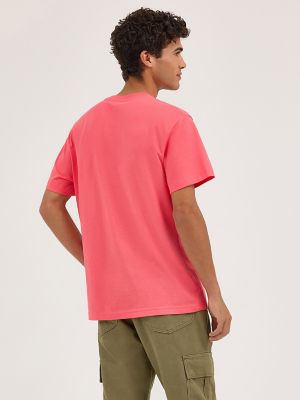 Men's Relaxed Heart Logo Tee in Lychee alternative view 2