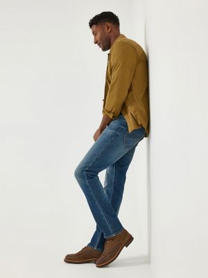 Men's Heritage Denim MVP Slim Straight Jean in Timber
