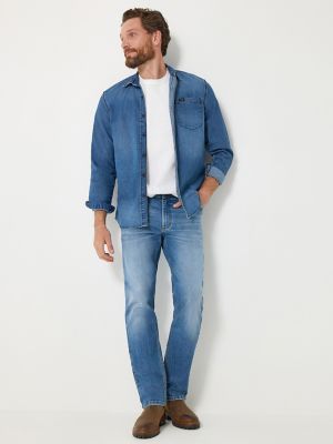 Mens Heritage Denim MVP Regular Straight Jean:Taylor:31:34 alternative view 6