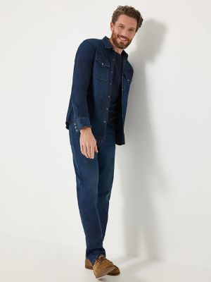 Men's Heritage Denim MVP Relaxed Straight Jean in Blaine