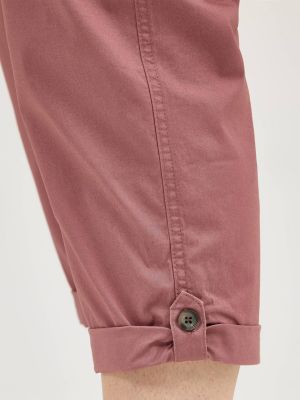 Women's Ultra Lux Comfort with Flex-To-Go Relaxed Fit Cargo Capri (Plus) in Henna alternative view 6