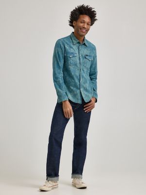 Men's Lee® x Paul Smith Western Shirt in Light Green alternative view