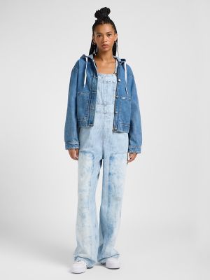 Women's Light Weight Denim Utility Jacket in Fly Fishing alternative view