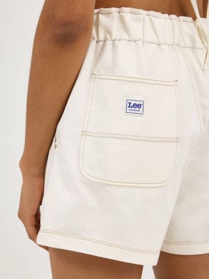 Women's High Rise Loose Pull On Short in Ecru alternative view 4