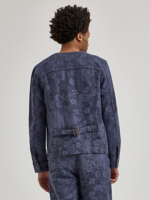 Men's Lee® x Paul Smith Jacquard Collarless Chore Coat | SALE | Lee®