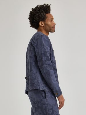 【PaulSmith＋Lee®︎】　限定コラボ　チョアジャケット　【完売品】 Men's Lee® x Paul Smith Jacquard Collarless Chore Coat | SALE | Lee®