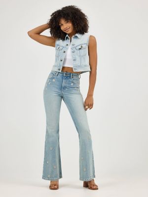 Women's Crop Rider™ Vest in Hint Of Rain alternative view 2