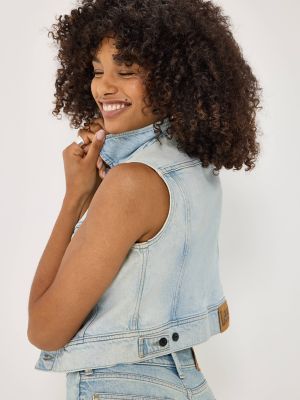 Women's Crop Rider™ Vest in Hint Of Rain alternative view 6