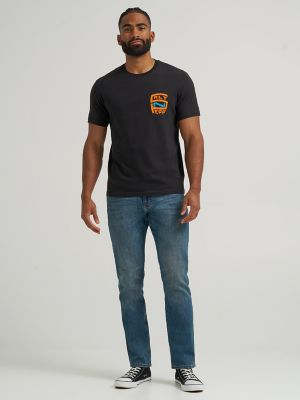 ◆LEE◆ Horseshoe graphic man to man beige Hey Dude x Lee collaboration released