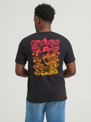 Men's Skull Graphic Tee in Jet Black alternative view