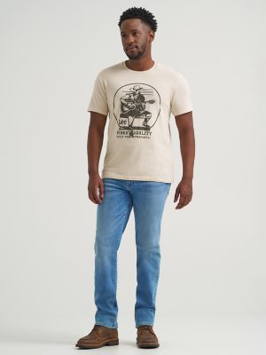 Men's Acoustic Guitar Graphic Tee in Fog alternative view 3