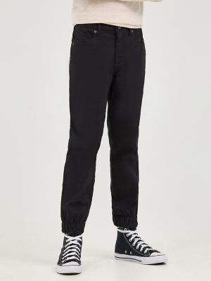 Boy's X-treme Motion Twill Jogger in Black alternative view