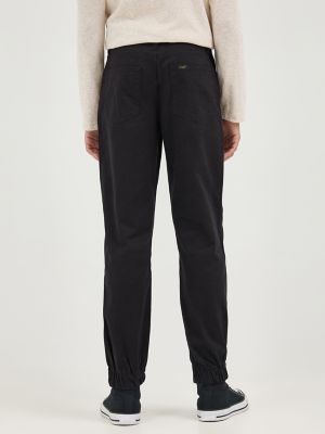 Boy's X-treme Motion Twill Jogger in Black alternative view 2