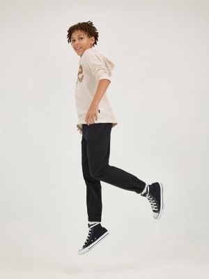 Boy's X-treme Motion Twill Jogger in Black alternative view 4