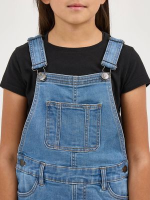 Girl's Stretch Denim Skirtall in Meadow Blue alternative view 3