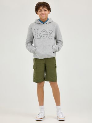 Boy's Rib Stretch Pull On Cargo Short