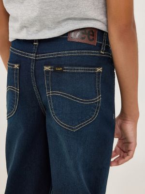 Boy's Regular Straight Stretch Jean in Legend Wash