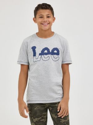 Boy's Split Twitch Logo Tee