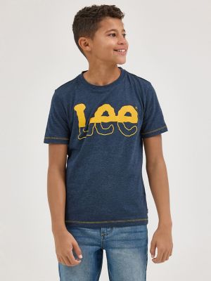 Boy's Split Twitch Logo Tee