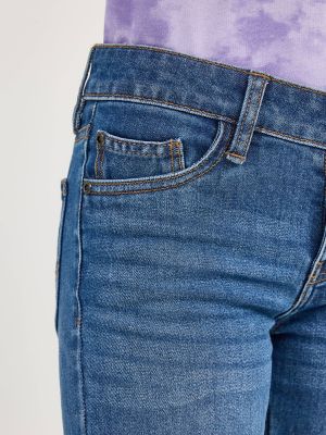 Girl's Distressed Wide Leg Jean in Chelsea alternative view 5