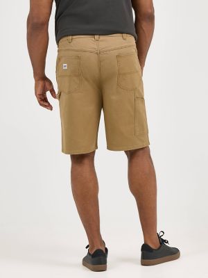 Men's Legendary Workwear Carpenter Short (Big & Tall) in Dark Khaki alternative view 2