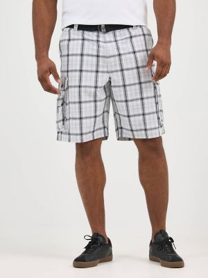 Mens Legendary Wyoming Cargo Short:Grey Plaid:42 alternative view
