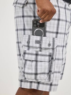 Mens Legendary Wyoming Cargo Short:Grey Plaid:42 alternative view 5