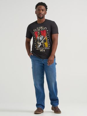 Men's Eric Clapton Graphic Tee in Jet Black alternative view 4